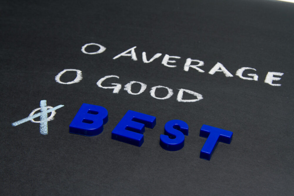 Average, Good and Best option for Customer